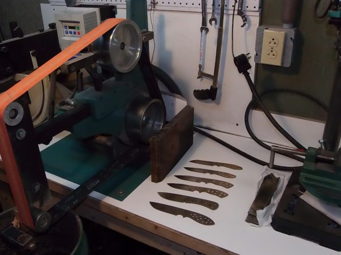 Passion for craft work becomes business of knives